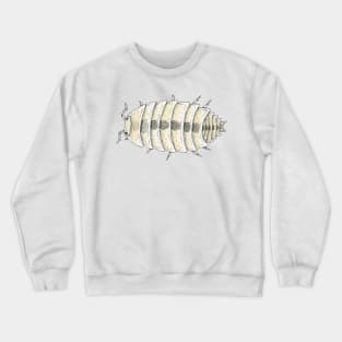 Trichorhina tomentosa "Dwarf White" Isopod Crewneck Sweatshirt